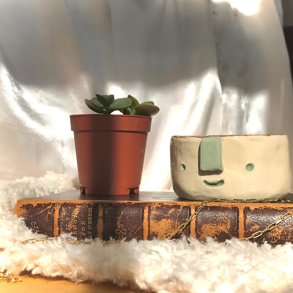 Handmade Ceramic Abstract Dish